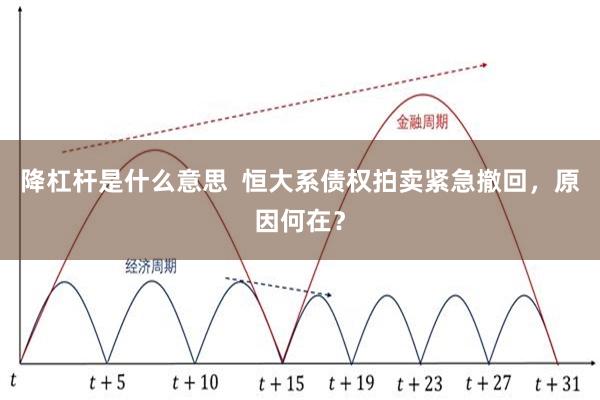 降杠杆是什么意思  恒大系债权拍卖紧急撤回，原因何在？