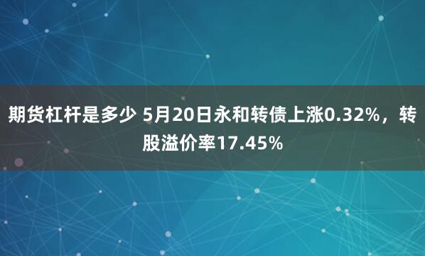 期货杠杆是多少 5月20日永和转债上涨0.32%，转股溢价率17.45%