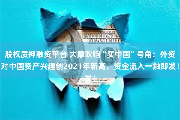 股权质押融资平台 大摩吹响“买中国”号角：外资对中国资产兴趣创2021年新高，资金流入一触即发！